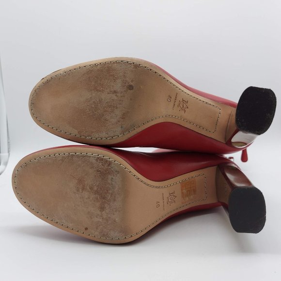 Alexander McQueen Boots red with silver heel 40 - Picture 5 of 7